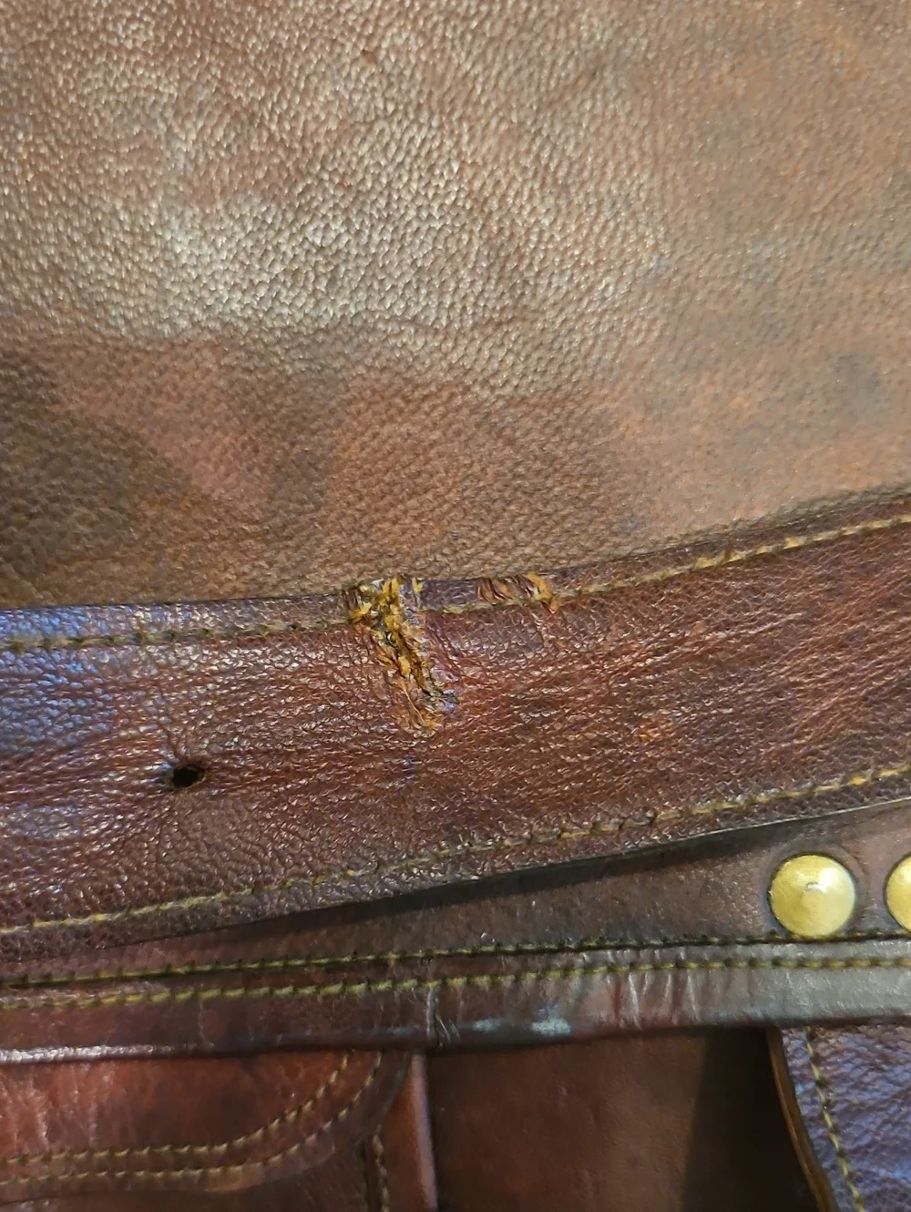 Leather Messenger Bag